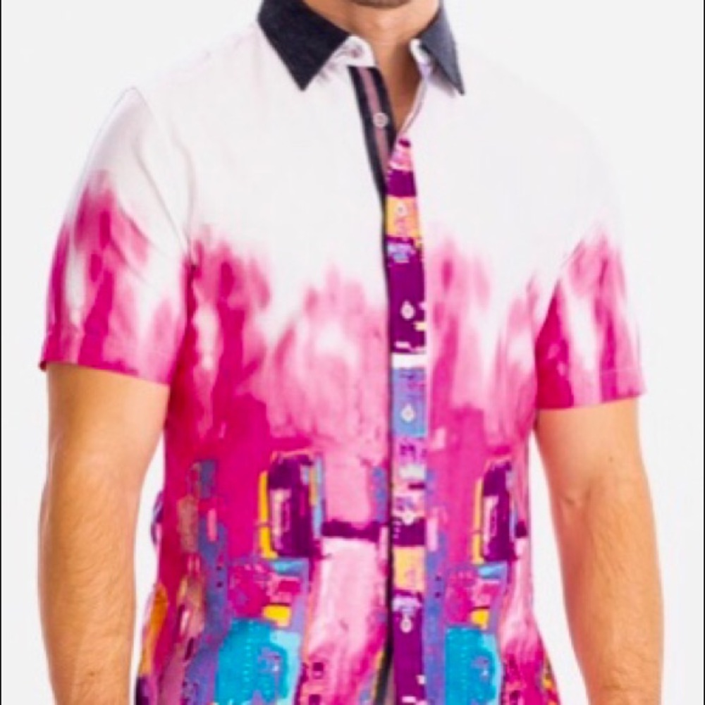City of Vibrant Colour Short Sleeve Shirt